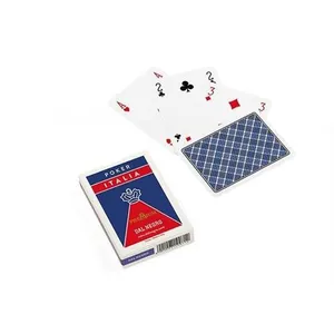 Dal Negro cartes à jouer Poker Italia88 mm carton bleu 55-part