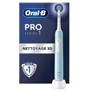Comparateur de prix : Brosse à dents électrique ORAL-B Pro 1 Bleue Sensitive Clean TU