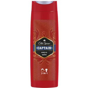 Old Spice Captain Gel douche et shampoing pour homme 400 ml, 1 Pièce pas cher
