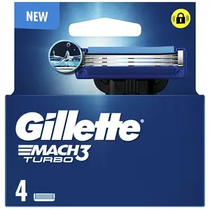 Comparateur de prix : Gillette Chargeur Mach 3 Turbo 4 pièces détachées