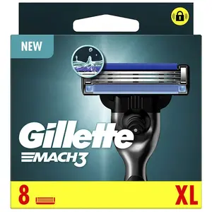 Rasoir et recharges - GILLETTE - Mach 3 - Cargador 8 Recambios - Unisex - Confort optimalVendu paramazon