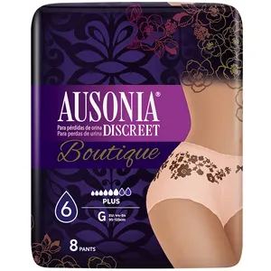 Comparateur de prix : AUSONIA DISCREET BOUTIQUE - Culottes Absorbantes Taille Grande 8 Unités - Confort et Discrétion TU