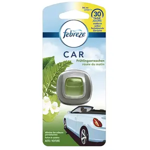 Desodorisant Diffuseur Voiture Rosee Du Matin Duree 30jrs - Febreze pas cher