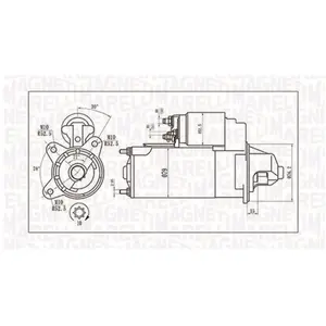 Démarreur / Démarreur Ford Magneti Marelli Mqs1396 pas cher