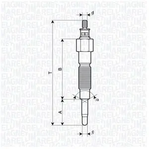 Bougie De Préchauffage Nissan Magneti Marelli Uc76a pas cher