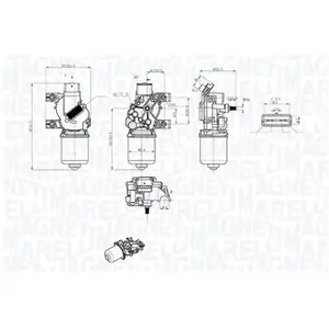 Magneti Marelli 064043803010 Moteur d'essuie-glace pas cher