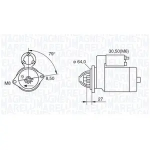 Magneti Marelli 063280045010 Démarreur pas cher
