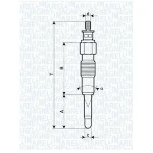 Magneti Marelli UC37A bougie de préchauffage pas cher