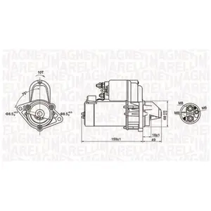 Démarreur / Démarreur Magneti Marelli Mqs1257 pas cher
