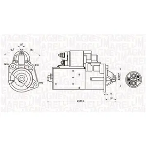Magneti Marelli Démarreur / Démarreur MQS680 pas cher