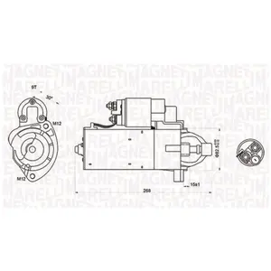 Magneti Marelli 063721423010 Démarreur VW Audi pas cher