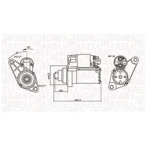 Magneti Marelli Démarreur / Démarreur MQS1330 pas cher