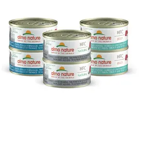 Almo Nature HFC Natural 24 x 70 g pour chat - sélection au thon ( 3 va... pas cher