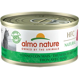 Almo Nature 6 x 70 g pour chat - HFC Natural thon, maïs pas cher