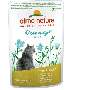 Comparateur de prix : Almo Nature Holistic Urinary Help pour chat - dinde 6 x 70 g
