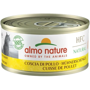 Almo Nature HFC Natural 6 x 70 g pour chat - cuisse de poulet pas cher