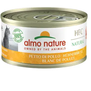 Almo Nature HFC Natural 6 x 70 g pour chat - blanc de poulet pas cher