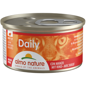 6x85g bouchées au boeuf Almo Nature Daily Menu - Nourriture pour Chat pas cher