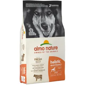 12kg Adult Large boeuf riz Almo Nature Holistic - Croquettes pour Chien pas cher