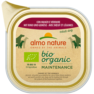 Comparateur de prix : 6x100g boeuf bio, légumes bio BioOrganic Almo Nature nourriture humide pour chien : -15 % !