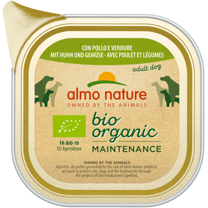 Comparateur de prix : Almo Nature Daily Menu Bio Nourriture pour Chien au Poulet et légumes (32 x 100 g)