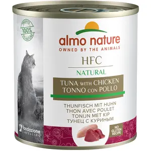 Almo Nature HFC Natural - Thon et Poulet (Paquet de 12 boîtes de 280 g) pas cher