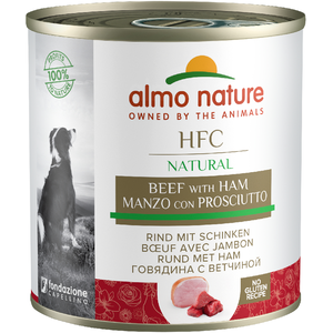 Comparateur de prix : Almo Nature Classic Nourriture pour Chien Vache avec Jambon (280 g)