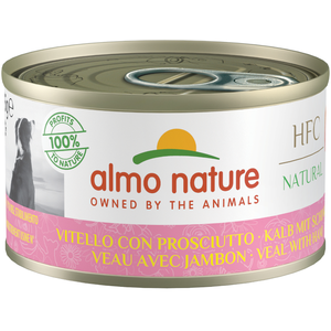 Comparateur de prix : 1x95g veau, jambon Almo Nature Classic - Nourriture pour chien