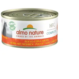 Comparateur de prix : Almo Nature HFC Complete 6 x 70 g pour chat - poulet, carottes