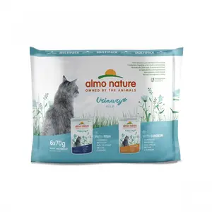 Comparateur de prix : Almo Nature Holistic Urinary Help pour chat - lot mixte : 3 x 70 g poi...