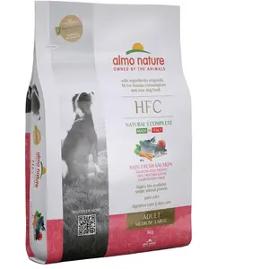 8kg Almo Nature HFC Adult chien M-L saumon nourriture pour chien sec pas cher