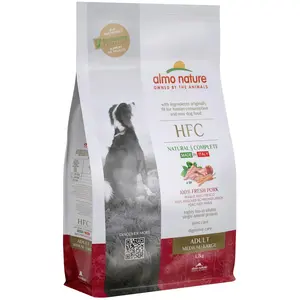 8kg Almo Nature HFC adulte chien M-L porc nourriture pour chien sec pas cher