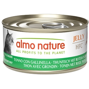 Lot économique : 24x70g Almo Nature HFC Jelly Thon avec grondin rouge ... pas cher