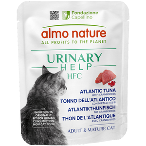 Almo Nature HFC Urinary Help 6 x 50 g pour chat - thon de l'Atlantique... pas cher