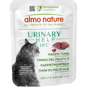 Almo Nature HFC Urinary Help 6 x 50 g pour chat - thon du Pacifique, c... pas cher
