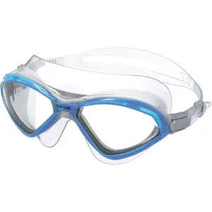 Lunettes de natation Seac Diablo bleu avec verres transparents pas cher