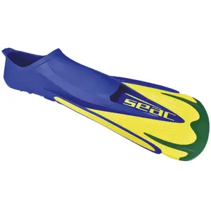 SEAC Palme chaussante Team de Natation, Plongée, Activités Aquatiques et Nautiques, Mixte Adulte, Vert/Jaune, 34-35Vendu paramazon