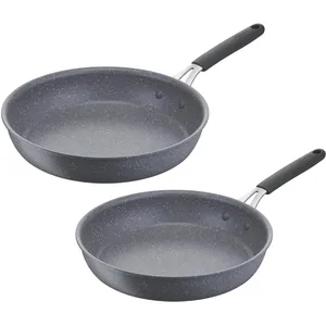 Set 2 poêles Lagostina Tempra Mineral 012163600002 24 et 28 cm Gris pas cher