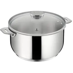 Comparateur de prix : Casserole inox 20cm sans poignée + couvercle verre Lagostina 012138031214