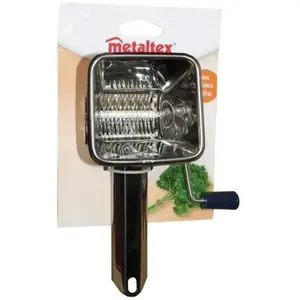 Metaltex Stainless Steel Rotary Herb Cutter, Silver pas cher
