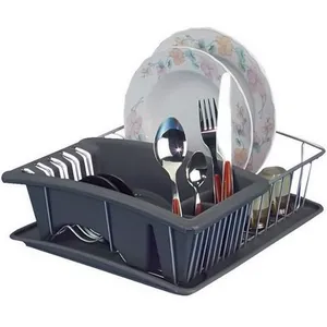 Comparateur de prix : Corbeille à vaisselle incl. bac et collecteur de couverts AquaTex Metaltex