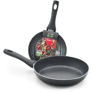 Metaltex NATIVA - Set 2 Poêles Aluminium Forgé 20+24 cm pas cher