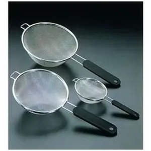 Comparateur de prix : METALTEX - SOREPRO Passoire tamis à manche - D : 20 cm - inox et plastique - blanc