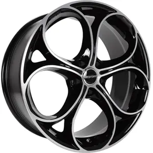 Jante Alu Gmp Drake 18 Pouces - 8x18 5x110 Et33 Noir Face Polie pas cher