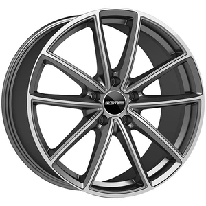 Jante Alu Gmp Titan 11x20 5x130 Et65 Gris Face Polie pas cher