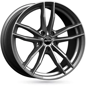 Jante Alu Gmp Swan 9.5x20 5x114.3 Et42 Gris Brillant pas cher