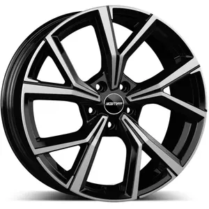 Jante Alu Gmp Mentor 9x20 5x112 Et42 Noir Face Polie pas cher