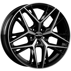 Jante Alu Gmp Lunica 9.5x20 5x112 Et50 Noir Face Polie pas cher