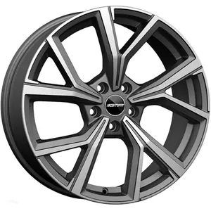 Jante Alu Gmp Mentor 18 Pouces - 7.5x18 5x100 Et38 Gris Mat Face Polie pas cher