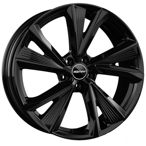 Jantes en alliage GMP EVENTO 7.5x18 5x100 ET 46 NOIR BRILLANT pas cher